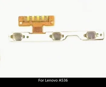 За Lenovo A536 бутон за включване/изключване на захранването отстрани клавиш за сила на звука Гъвкав кабел за мобилен телефон Lenovo A536 Изображение
