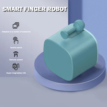 Безжичен ключ робот-пръст на Hristo приложение Smart Life Дистанционно гласово управление на Работа с Алекса Google Home Бутон за превключване на БТ Тласкач Изображение