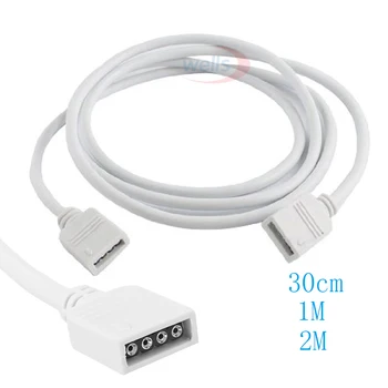 1 M 2 M 30 cm 4-ПИНОВ RGB led удлинительный кабел, свързващ кабел, кабели с 4 контакти за led лента SMD 3528 SMD 5050 RGB Изображение