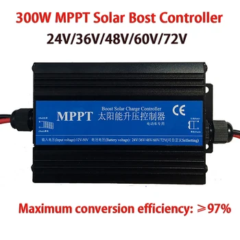 MPPT 300W 24V/36V/48V/60V/72V Контролер за Зареждане на Слънчева батерия За Регулатор на Напрежението за Зареждане Электромобиля Изображение