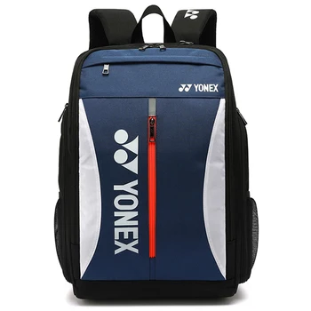 Мъжка спортна чанта Yonex от естествена кожа, 3 опаковки, раница за бадминтон с отделение за обувки, високо качество Изображение