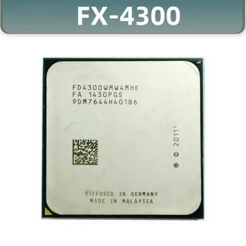 Четириядрен процесор от серията FX FX-4300 FX 4300 с честота 3,8 Ghz Процесор FD4300WMW4MHK Socket AM3+ Изображение