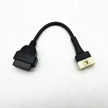 JDC535.9 6pin до OBDII OBD2 16pin за Hitachi Диагностичен кабел за свързване Жичен линия Изображение