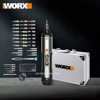 Worx 3,6 Безжична Набор от Електрически Отвертки WX240.5 Smart Mini Електрически Отвертки USB Зареждащи с Набор от Тренировки на 45 бита Изображение