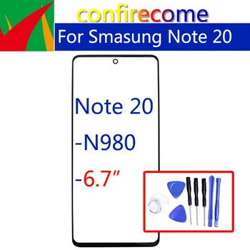 За Samsung Galaxy Note 20 N980 N980F предно стъкло капацитивен сензорен екран Подмяна на LCD стъклен плот Изображение