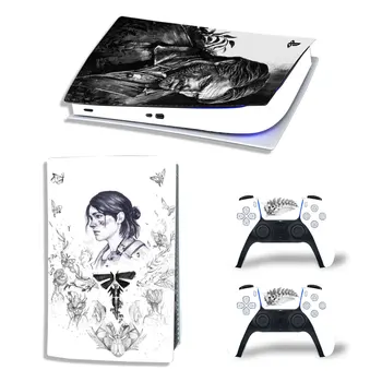 Стикер върху кожата GAMEGENIXX PS5 Digital Edition С Страхотен Дизайн, Защитна филмът Винил, Пълен Комплект конзолата PS5 и 2 контролери Изображение