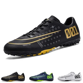 Футболни обувки, футболни обувки за вътрешно покритие, 2022 за мъже, Безплатна доставка, луксозно тренировочная спортни обувки на равна подметка, лека Изображение