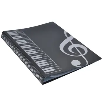 80 Листа А4, папки за музикални книги, изпълнява пиано партитура, хорова папка подложка, музикални принадлежности, водонепроницаемое съхранение на файлове, горещ продукт Изображение