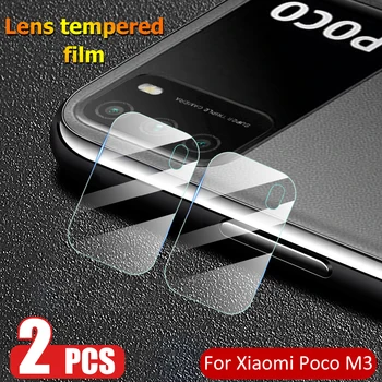 2 бр. Стъкло на Обектива на камерата, за Xiaomi Poco Pro X5 5G Защитно Фолио за екрана Xiaomi Poco X4 X3 Pro NFC F4 F3 GT M3 M4 Pro 5G Фолио за обектива Изображение