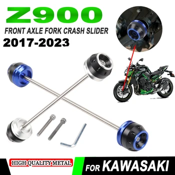 За KAWASAKI Z900 Z 900 2017-2021 2022 2023 Аксесоари За Мотоциклети Предната на Задната Ос Вилка Плъзгачи за Защита на Колелото От Развалина Протектор Изображение