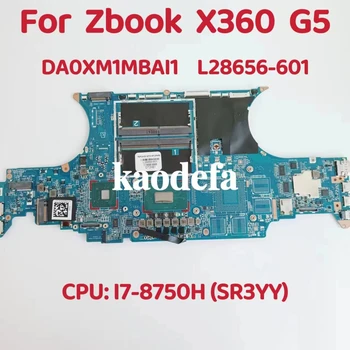 DA0XW1MBAI1 за HP ZBOOK X360 G5 дънна Платка на лаптоп Процесор: i7-8750H SR3YY DDR4 L28656-601 Тест В ред Изображение