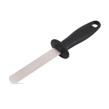 Професионален пръчка за заточване на ножове с елмаз висока твърдост, острилка за ножове за кухнята, дома или лов, трудозатратный дизайн Изображение