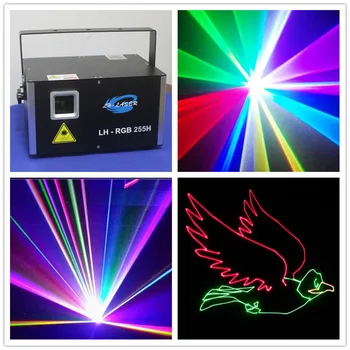 SD карта DMX512 led лазерен проектор 7 цвята, активируемый звук, дискотека, Dj, клубове, бар, вечерни, етап светлини Изображение