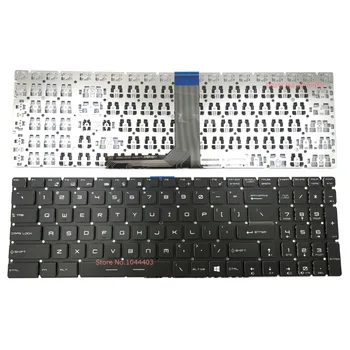 Новата клавиатура за лаптоп MSI GL62 GL72 6QC 6QD 6QF, черна, без светлина, без рамка, американски кристална ключ Изображение