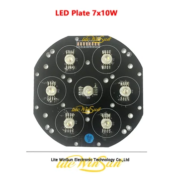 7*10 W RGBW 4В1 Led Табела за led Движеща се на Светлина LED Par Light Диско-Бар DJ Light Изображение