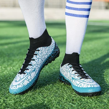 Качествена футболни обувки, футболни обувки, C. Diqna, здрави футболни обувки, Леки и Удобни маратонки за футзала в насипно състояние Chuteira Society Изображение