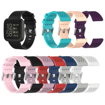 Нова каишка за часовник Fitbit Versa 2 Versa, дишаща взаимозаменяеми спортен гривна за смарт часа Fitbit Versa Lite Изображение