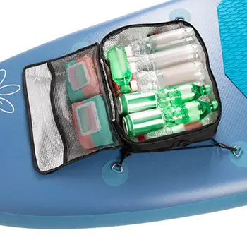 Чанта-хладилник за гребане, окото чанта за съхранение, изолирано Преносима чанта за напитки с голям капацитет, чанта-тоут за сърф за открито Изображение