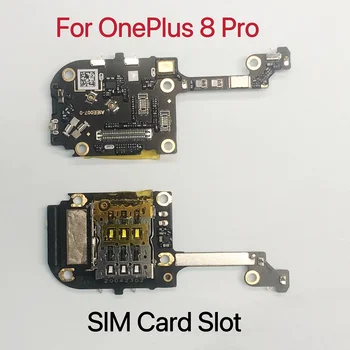 Оригинална новост за Oneplus 8 Pro, гнездо за четец на sim-карти, жак за свързване на микрофон, такса 8Pro, резервни части Изображение
