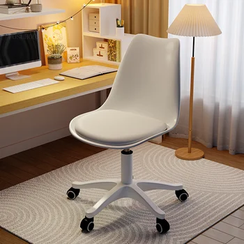 Съвременно, модерно стол за геймъри с облегалка за дома, играе на стол за компютър, офис, е просто работно стол за спални и кабинет с въртяща ски лифта Изображение