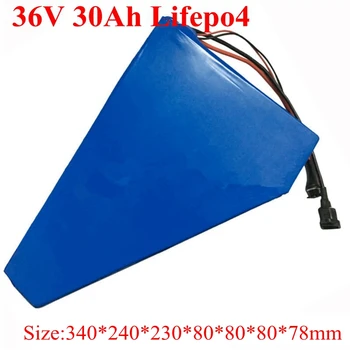 48V 30AH Lifepo4 Триъгълна Батерия С Дълъг живот за 2500 W Електрически Скутери под Наем Двухколесный Триколка + Зарядно + Чанта Изображение