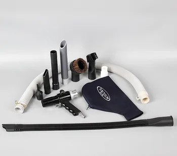 Комплект пневматичен пистолет-прахосмукачка с въздушно выдувом, набор от инструменти за почистване на пневматичен пистолет-прахосмукачка с двойно предназначение Изображение