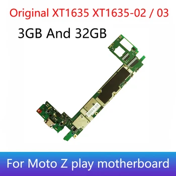 Оригиналната Разблокированная Мобилна Електронна Панел Mainboard Схема на Дънна Платка С Чипове За Motorola Moto Z Play XT1635 XT1635-02 03 Изображение