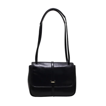 Дамска чанта за през рамото от изкуствена кожа, модерна чанта през рамо, лесна чанта-месинджър за момичета, дамски ежедневни чанти, чанта, Голям капацитет 517D Изображение