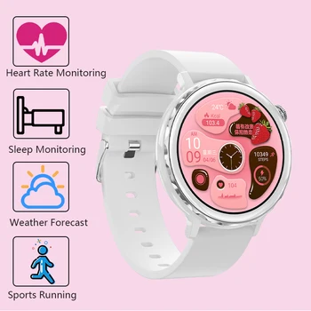 Дамски смарт часовници здравето на жените сън сърдечната Честота мультиспортивный режим на гласова помощ IP67 Водоустойчив Bluetooth предизвикателство смарт часовници Изображение