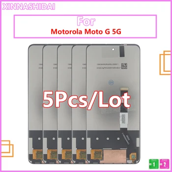 5 бр./лот За Motorola Moto G 5G LCD дисплей С сензорен екран Дигитайзер В Събирането на За Motorola Moto G 5G XT2113-3 LCD дисплей Изображение