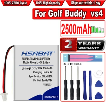Батерия HSABAT 2500 ма за Golf Buddy GB750, GB900, Voice 2, Гласова GPS-Далекомер, Voice Plus, VS4 GPS-Далекомер, VS4 Voice Изображение