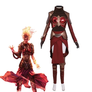 Игри костюм Чандра Налаар за cosplay Женски бойни костюми в ретро стил пънк за Хелоуин, карнавал бойни костюми, градинска облекло за изпълнения Изображение