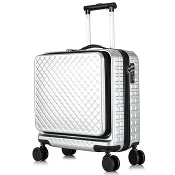 Малкият куфар с откриващото предната част, 20 инча, мини-багаж с парола за пътуване, билети, 18 