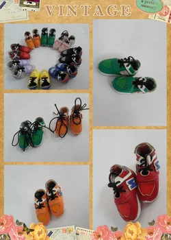 Разходите за безплатна доставка, сладък обувки за кукли 8 бр., в цвят по избор, Изображение