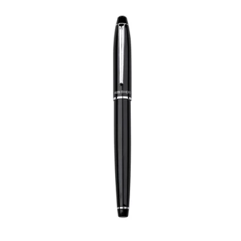 HERO 372-2 Черна писалка със скоба под формата на трески, ретро Чернильная дръжка, финансов съвет, 0,5 mm, Бизнес Офис ученически пособия, Канцеларски материали Изображение
