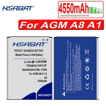 Батерия HSABAT 4550mAh за AGM A8 A1 Q SE за Mann ZUG 5S ZUG5S ZUG5SQ Изображение