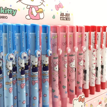 60шт Мультяшные Химикалки Sanrio Melody Hello Kitty Студентски Консумативи Канцеларски материали на Едро Изображение
