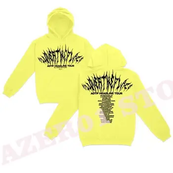 Hoody KSI, hoody Aotp Tour, жълт продукт, женски есенен пуловер с дълъг ръкав, мъжки градинска облекло в стил хип-хоп с качулка Изображение