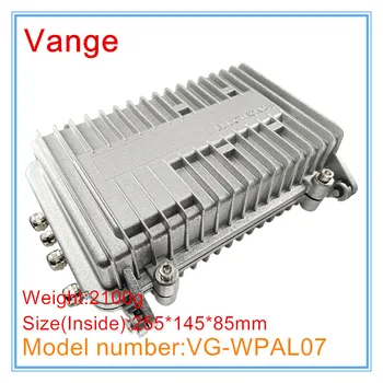 1 бр./партида на външна електронна разпределителните кутия IP65 255*145*85 мм, алуминиев корпус Изображение