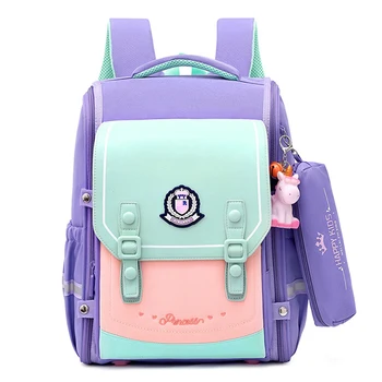 Водоустойчив училищни чанти за момичета и момчета, детски ученически раници с анимационни герои, ученически чанти с голям капацитет, детски чанти за книги Mochilar Escolar Изображение