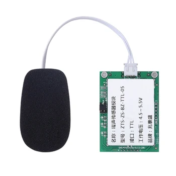 Модул за Откриване на Децибела Шум Промишлен Клас, Звуков Сензор за Измерване на Нивото на Звука, Измерване на Звука TTL5V/RS485 5V, Здрав R7UA Изображение