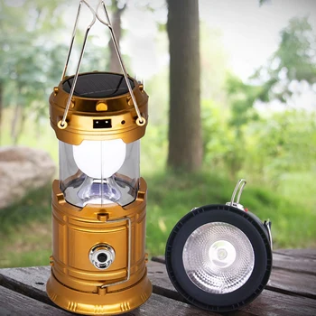 1 бр. акумулаторна батерия USB фенер, лампа за палатка, лампа за къмпинг, лампа за осветление, което работи на открито Изображение