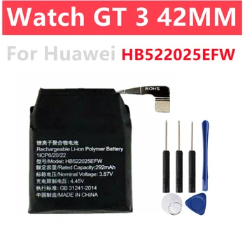За Huawei Watch GT 3 42 мм HB522025EFW MIL-B19 Оригинални сменяеми часовник захранван с батерии, умни часовници GT3 + безплатни инструменти Изображение