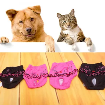 Физиологични Панталони за кучета, Пелена, Панталони за менструална на Хигиената, Хигиенни миещи Шорти за кучета, Чорапогащи, Дрехи за малки Кученца, Бельо Изображение