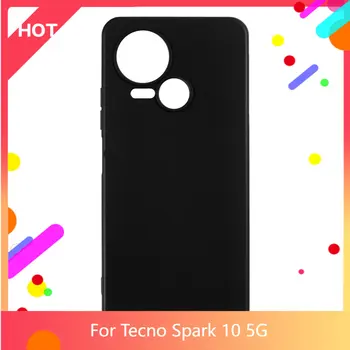 Калъф Spark 10 5G, мат мека силиконова делото от TPU за телефон Tecno Spark 10 5G, тънък калъф устойчив на удари Изображение