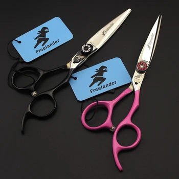Професионални 5,5-инчови Японски ножици за коса 440c, филировочные фризьорски ножици, инструменти за подстригване на коса фризьорски ножици Изображение