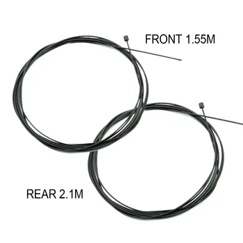 2 елемента Въжета на спирачната система на пътното МТВ велосипед Отпред + отзад, за да Shimano SRAM, резервни части за верига на спирачната система на мотора Ef-lon Изображение