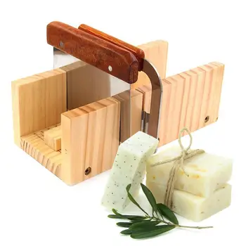 Правоъгълна богат на функции дървена форма за сапун, форма за ножове за хляб 