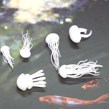 3 бр. морски биологични модели, висулка във формата на мини-медузи, форми от смола, епоксидни форми, аксесоари за бродерия Изображение