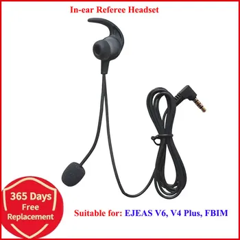 Hi-FI слушалки-втулки за рефер Високоговорител за EJEAS FBIM V4C V6C Pro Домофонна система за футболен съдия ушите Изображение
